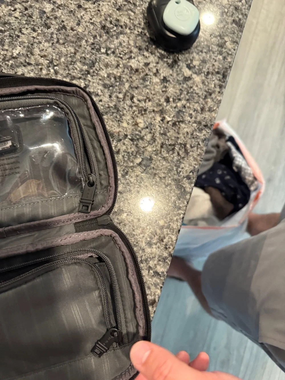 Tumi Black Travel Toiletry Pouch